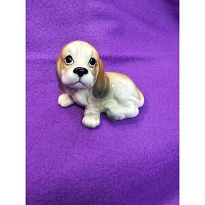 Vintage Ceramic Dog Figurine – Mid‑Century Collectible - Perfect Collector Gift